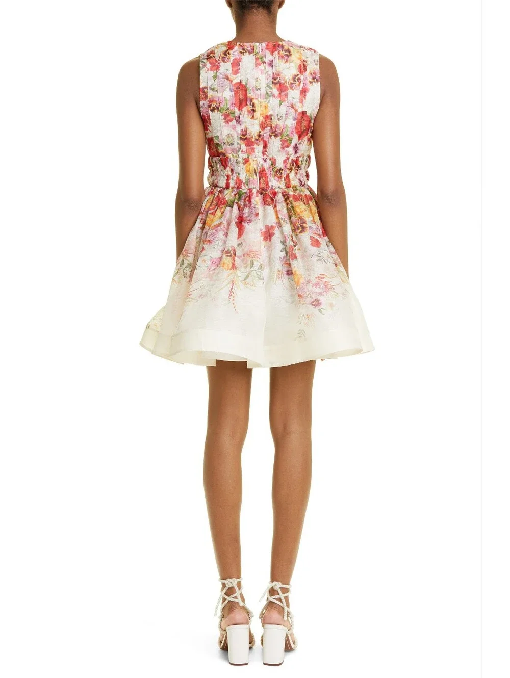 Home Wonderland Floral Print Organza Dress Zimmermann.